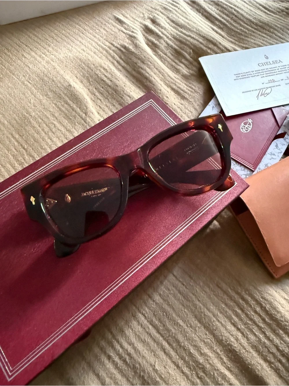 Jacques Marie Mage Chelsea Sunglasses in Havana 5